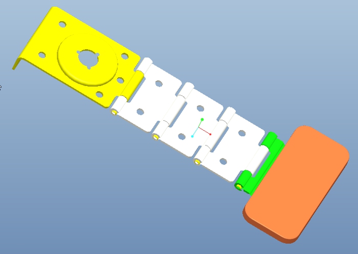 摄像头转轴包胶底座